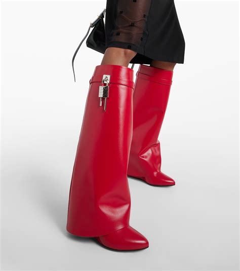 red Givenchy boots